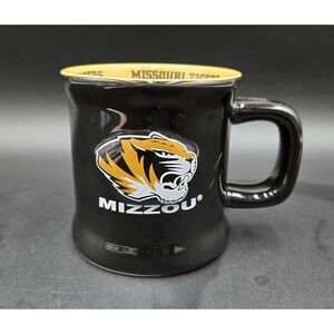 University of MISSOURI Mizzou Tigers Black Ceramic Coffee Mug Raised 3D Graphics